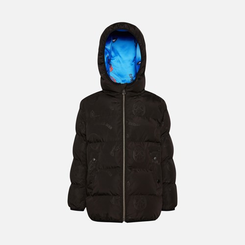 Vestes Geox Moner Garcon Noir | OKAXVY135